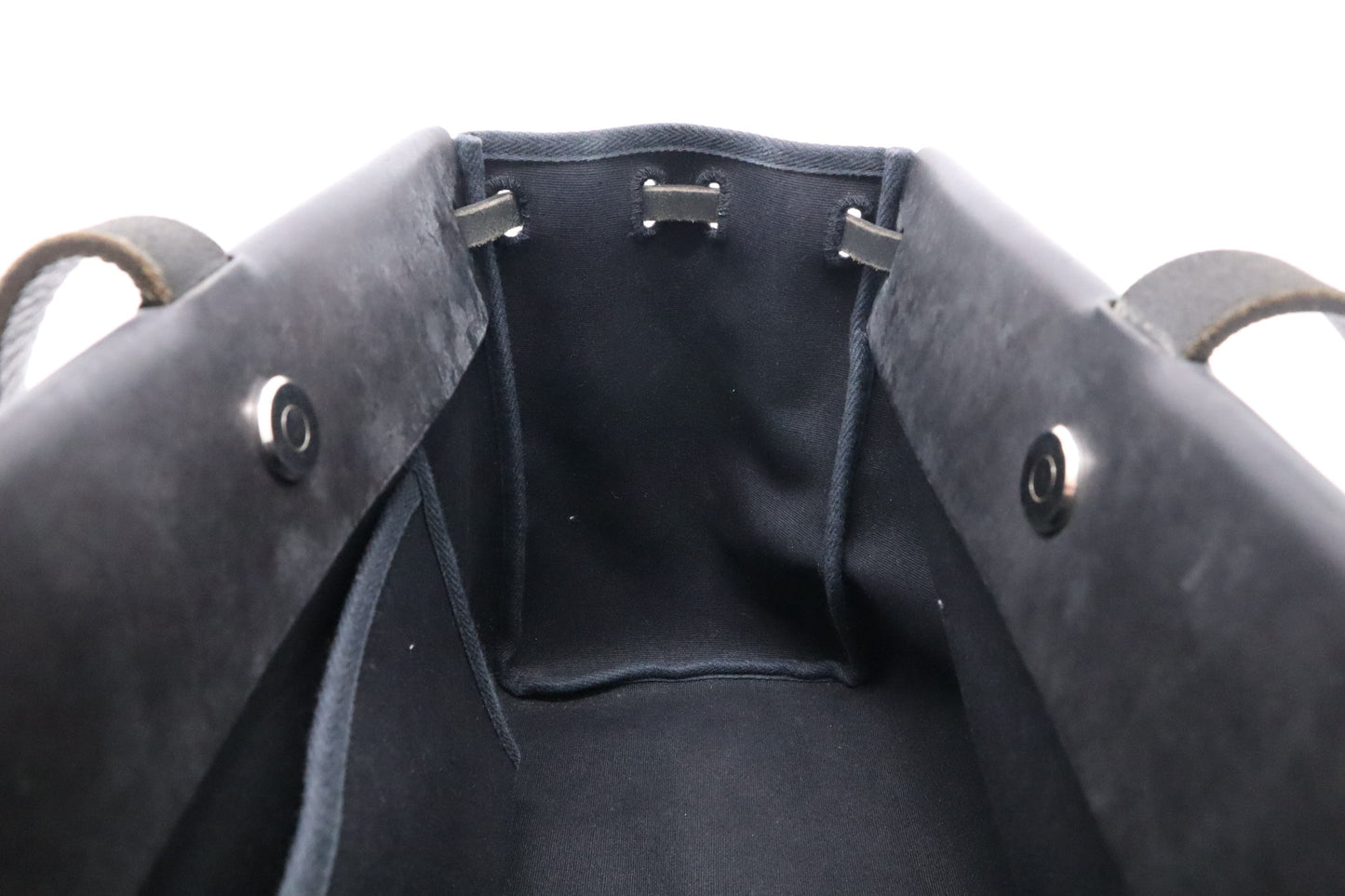 Hermes Herbag Cabas 40 in Black Canvas