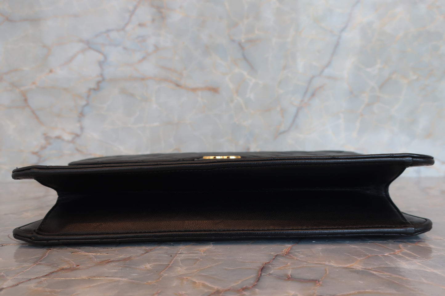 CHANEL/シャネル マトラッセチェーンショルダーバッグ ラムスキン ブラック/ゴールド金具 ショルダーバッグ 700070244