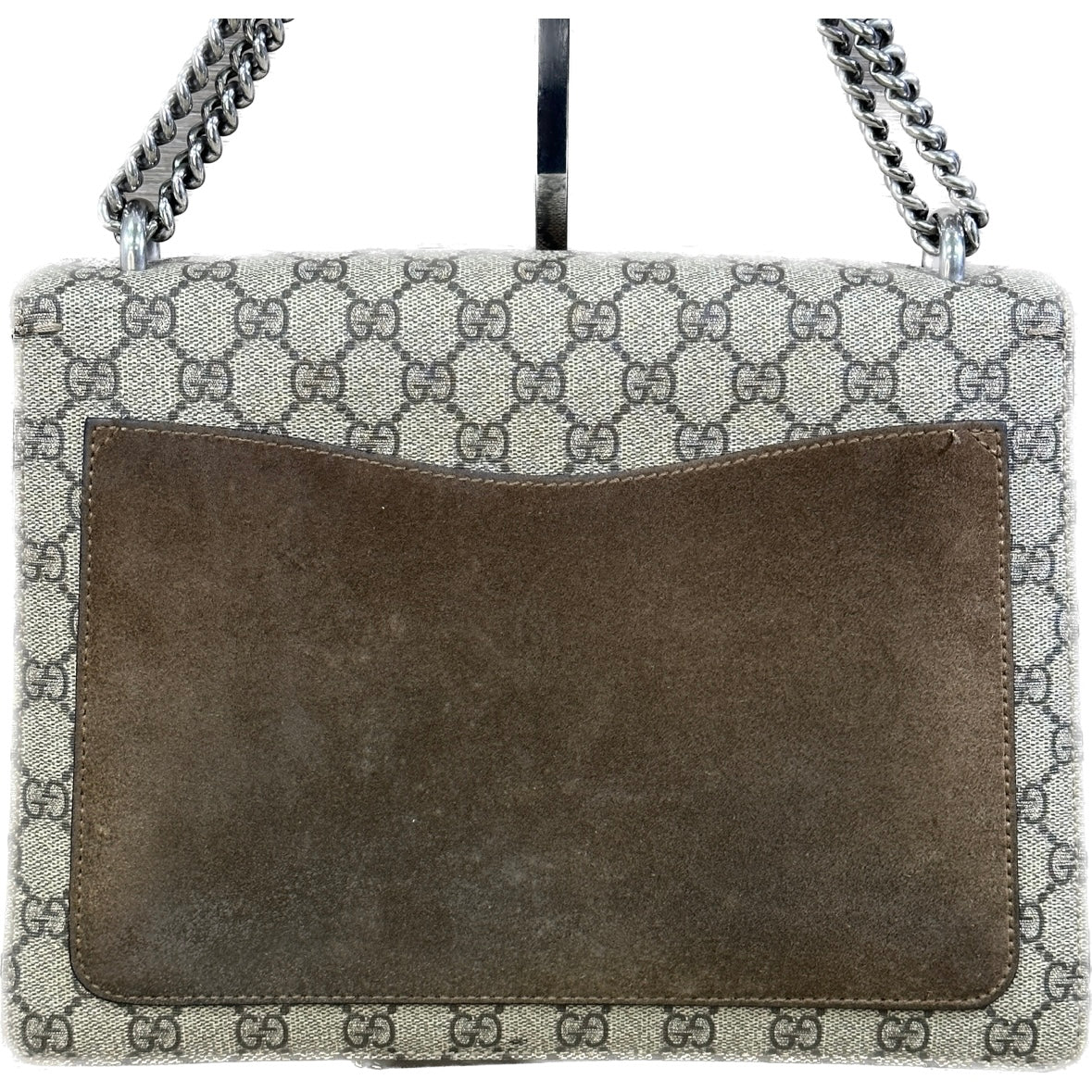 Gucci GG Supreme Monogram Medium Dionysus Shoulder Bag Taupe