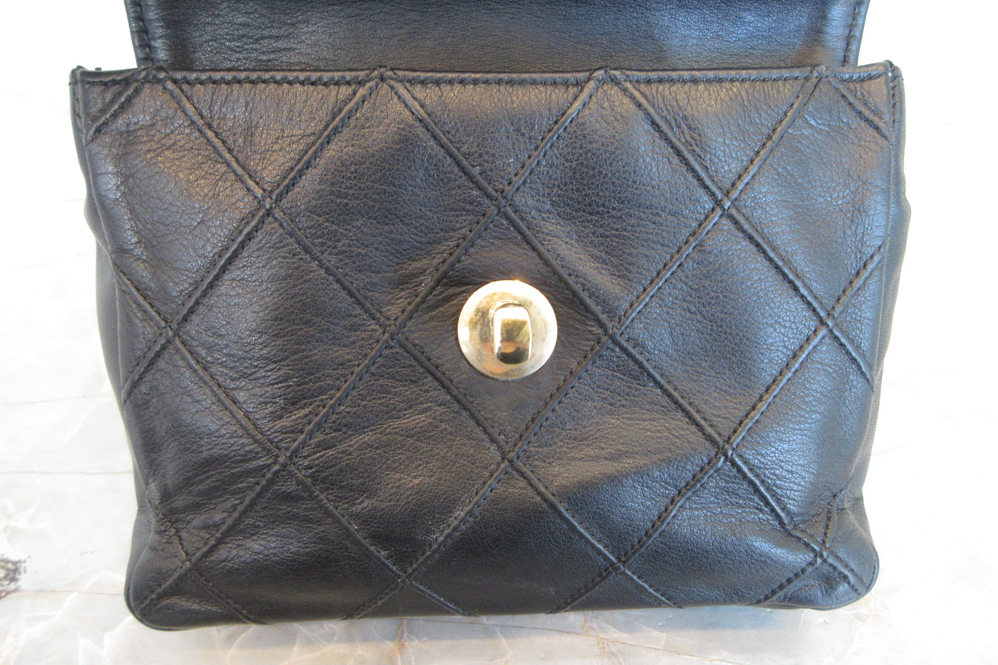 CHANEL/シャネル ビコローレウエストバッグ ラムスキン ブラック/ゴールド金具 ウエストバッグ 700070156