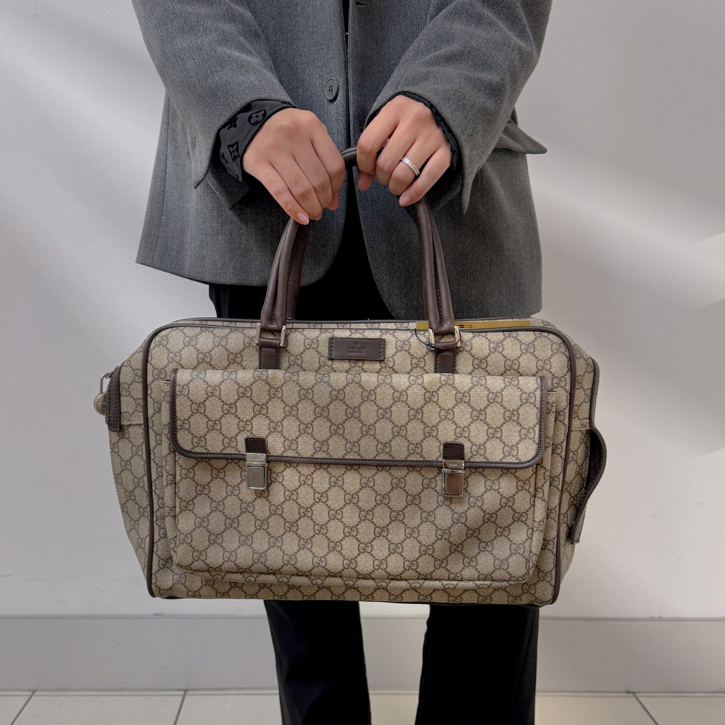 Gucci Unisex Brown Monogram Bag TWS