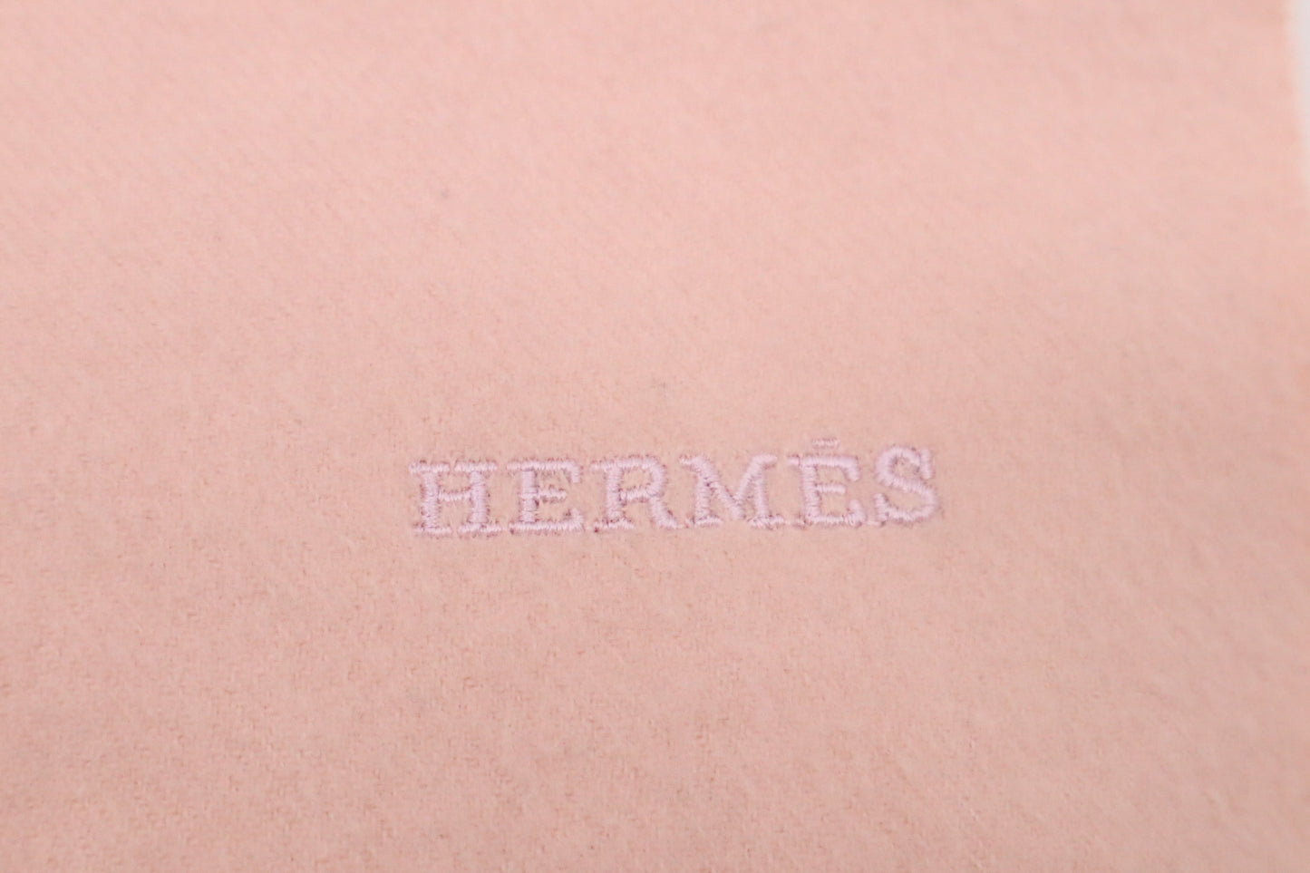 Hermes Stole in Rose Buvard Cashmere
