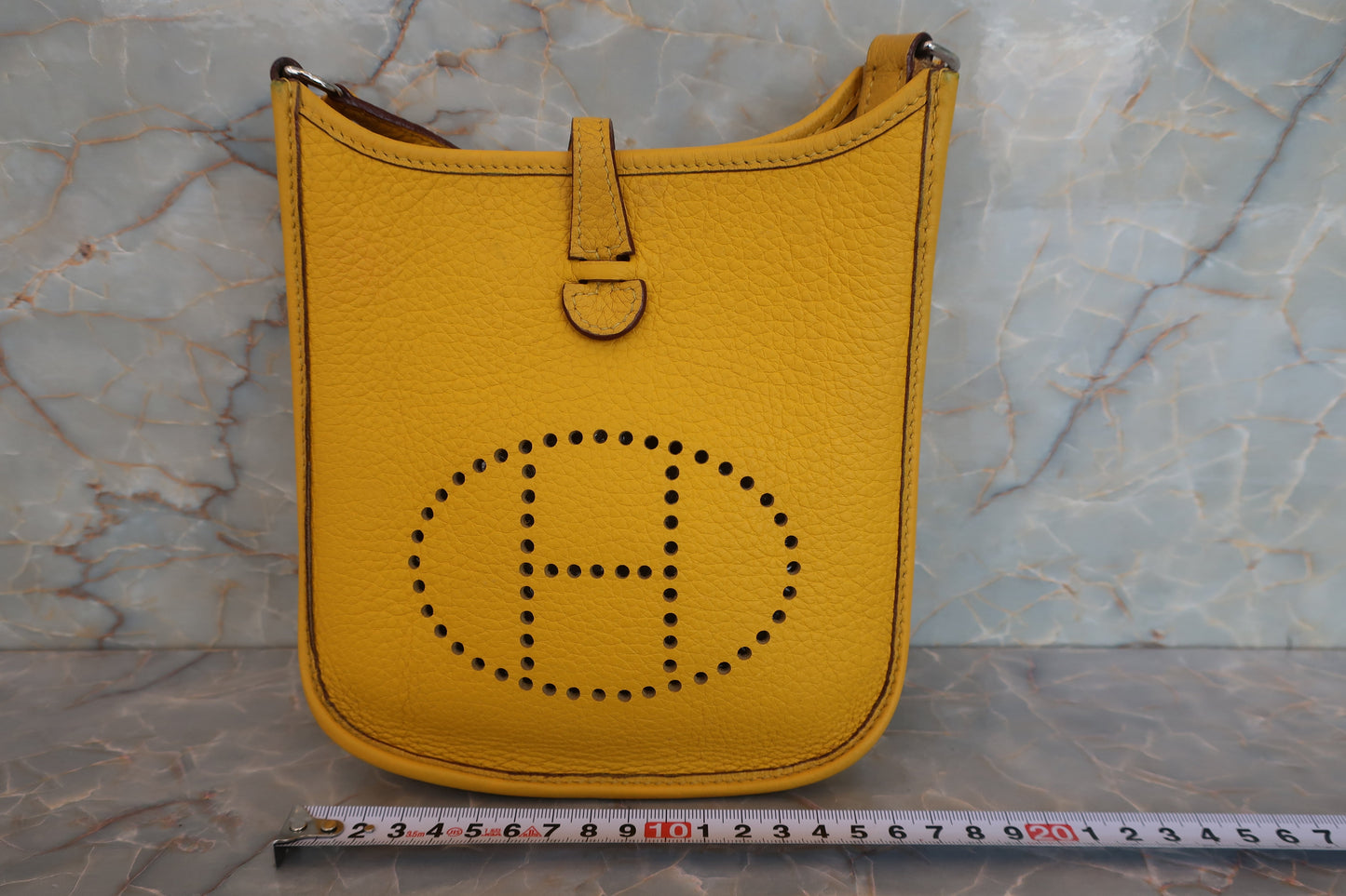 HERMES／エルメス エブリンTPM トリヨンクレマンス ジョーヌ □G刻印 ショルダーバッグ 700070266