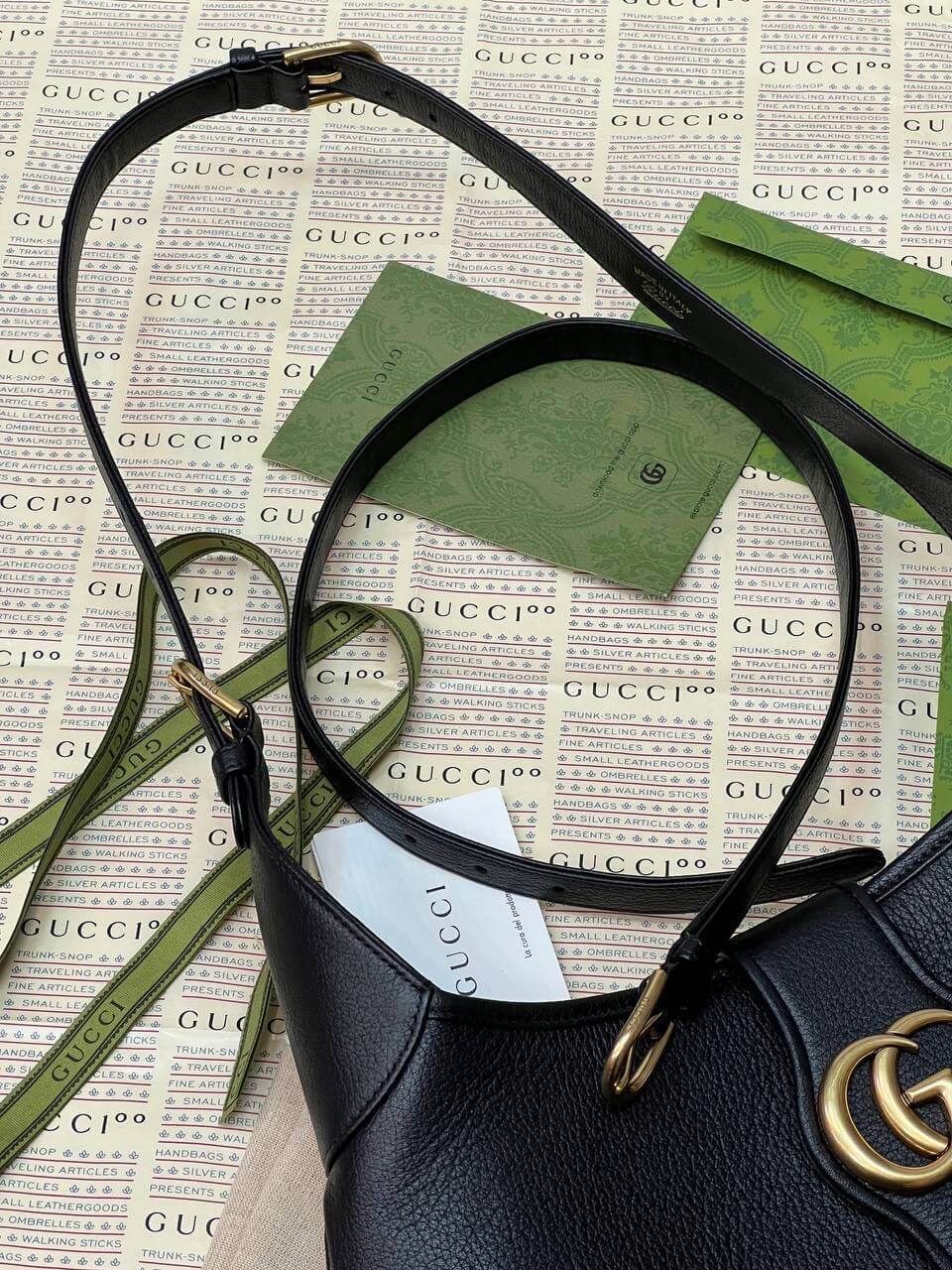 Gucci Aphrodite large shoulder bag black