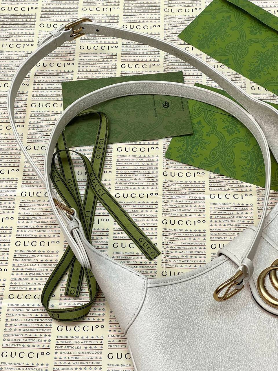 Gucci Aphrodite large shoulder bag white