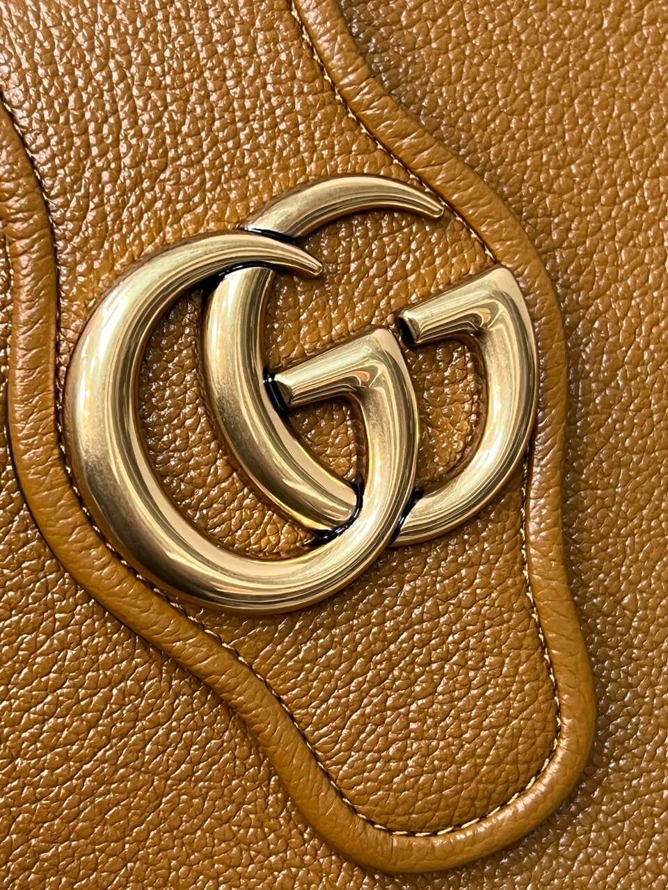 Gucci Aphrodite large shoulder bag brown