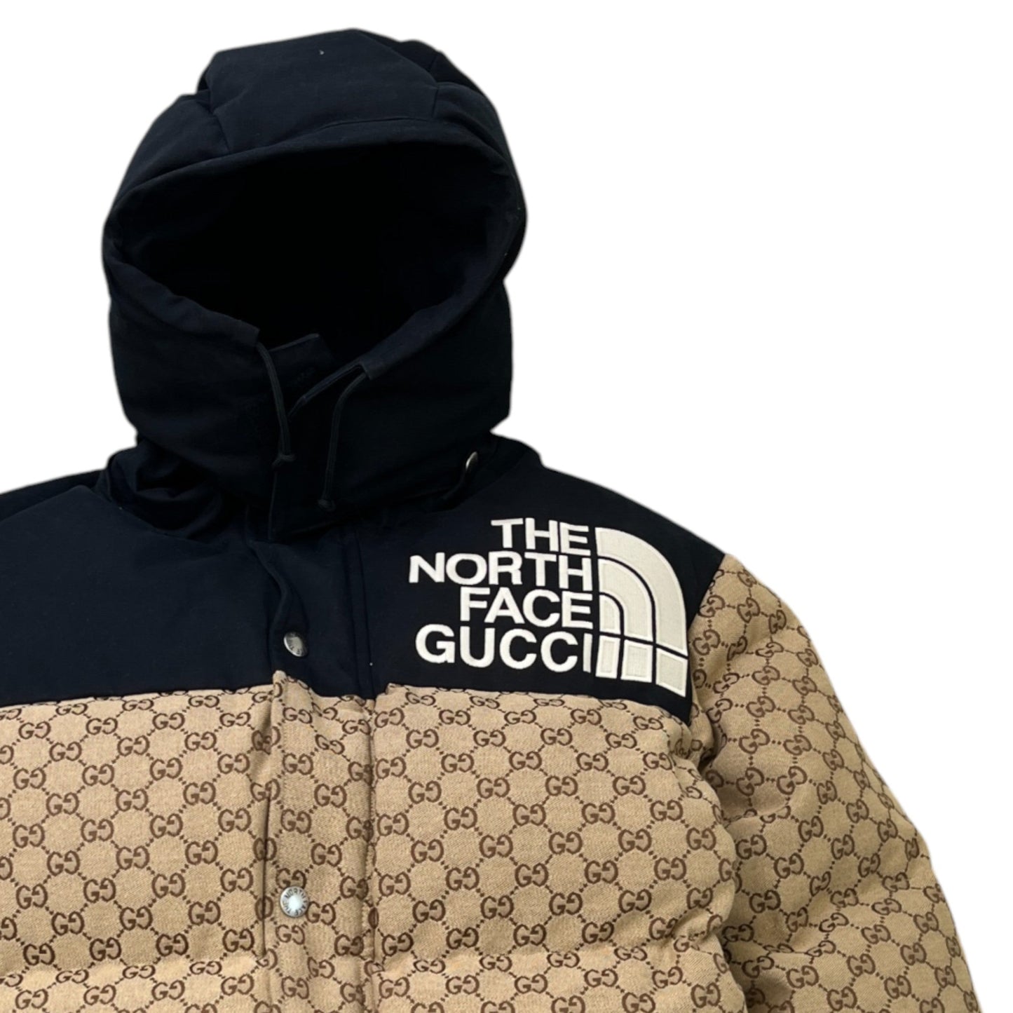 Women's Gucci X The North Face Down Jacket Beige Size S