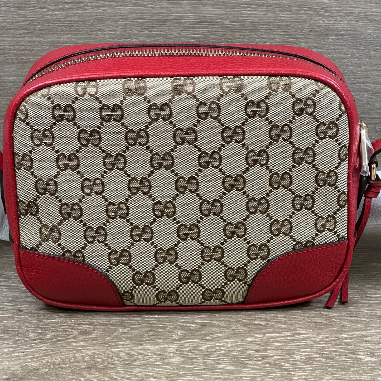 Gucci Bree Crossbody GG Red Leather