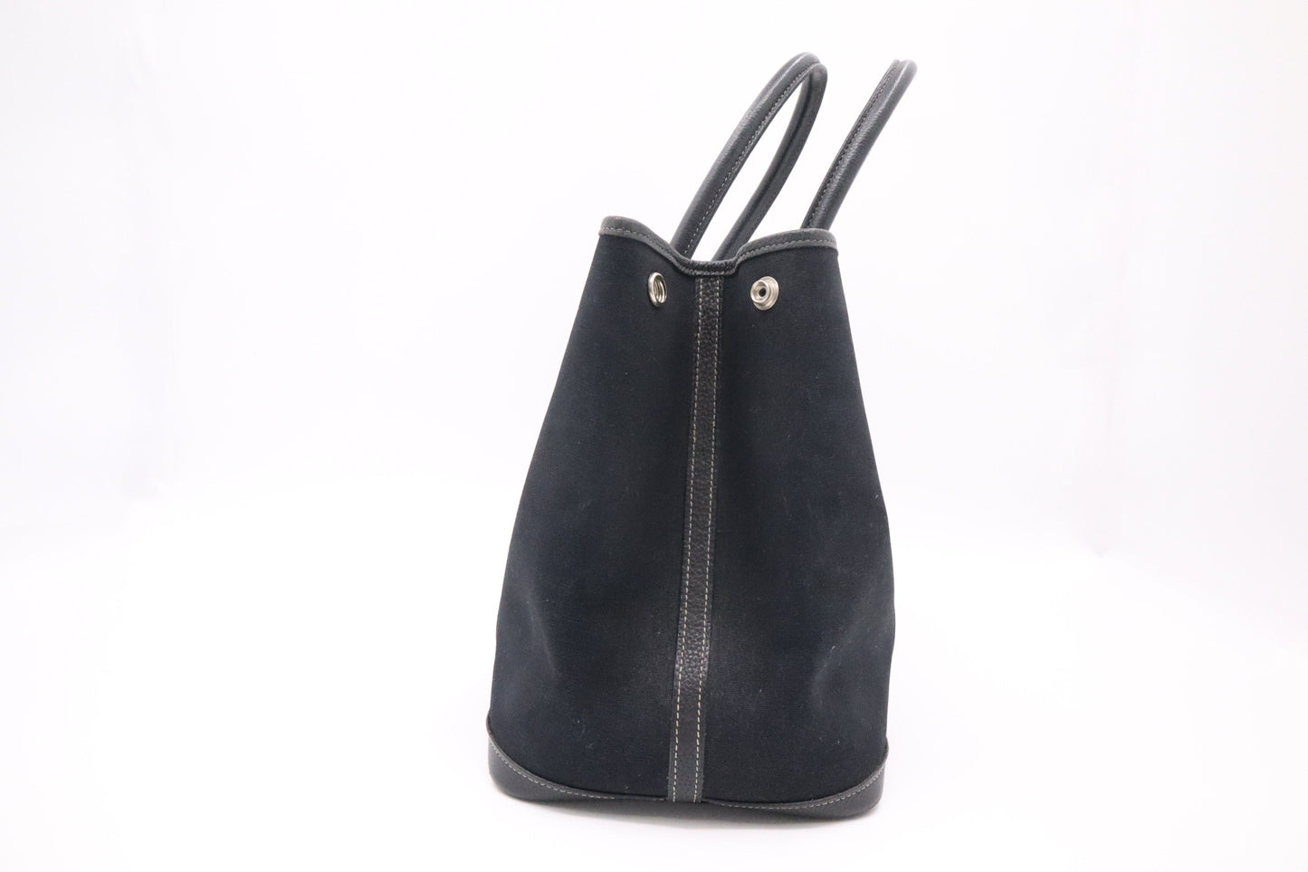 Hermes Garden Party 36 Bag in Black Canvas