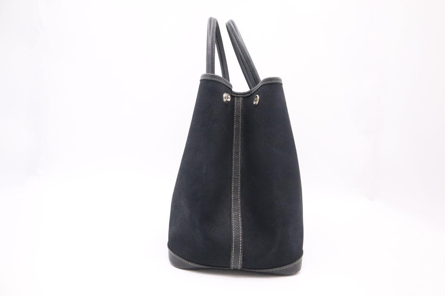 Hermes Garden Party 36 Bag in Black Canvas