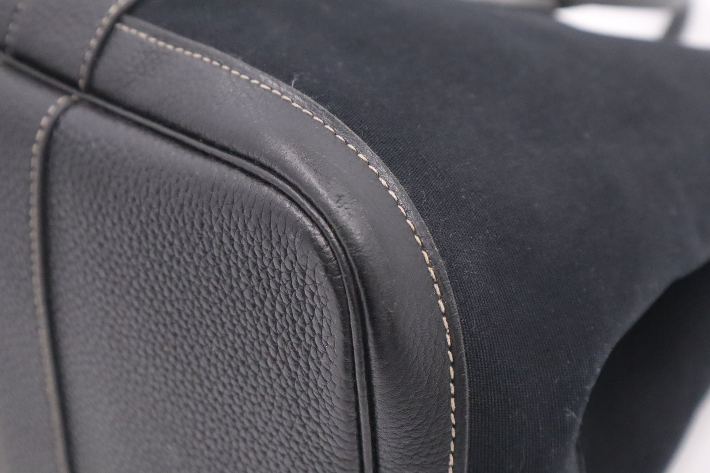 Hermes Garden Party 36 Bag in Black Canvas
