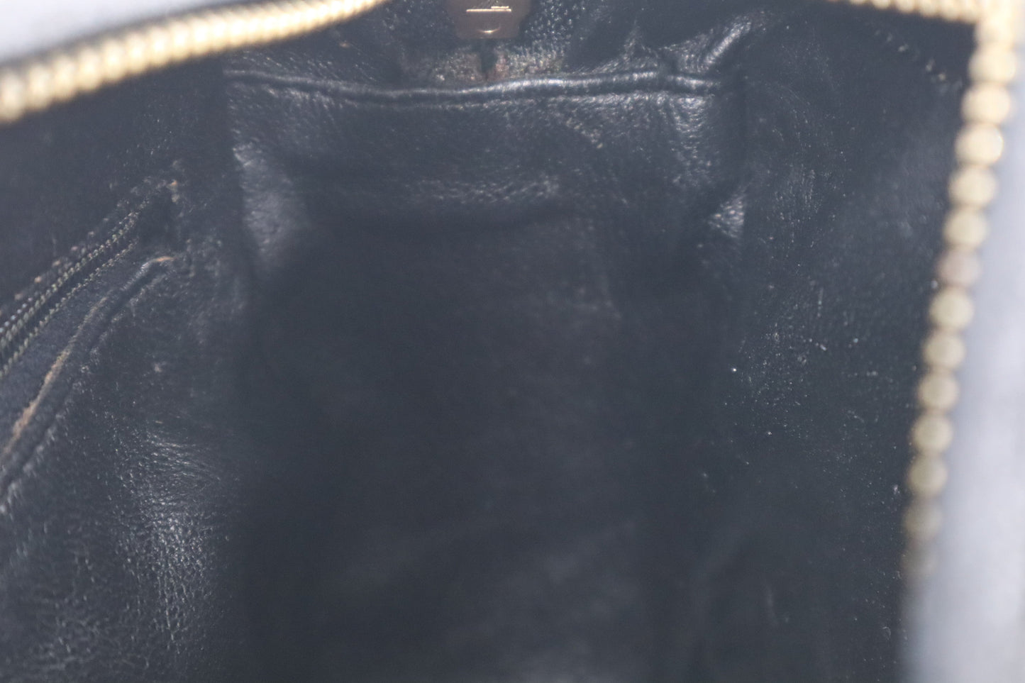 Chanel Small Camera Bag in Black Patent Leather