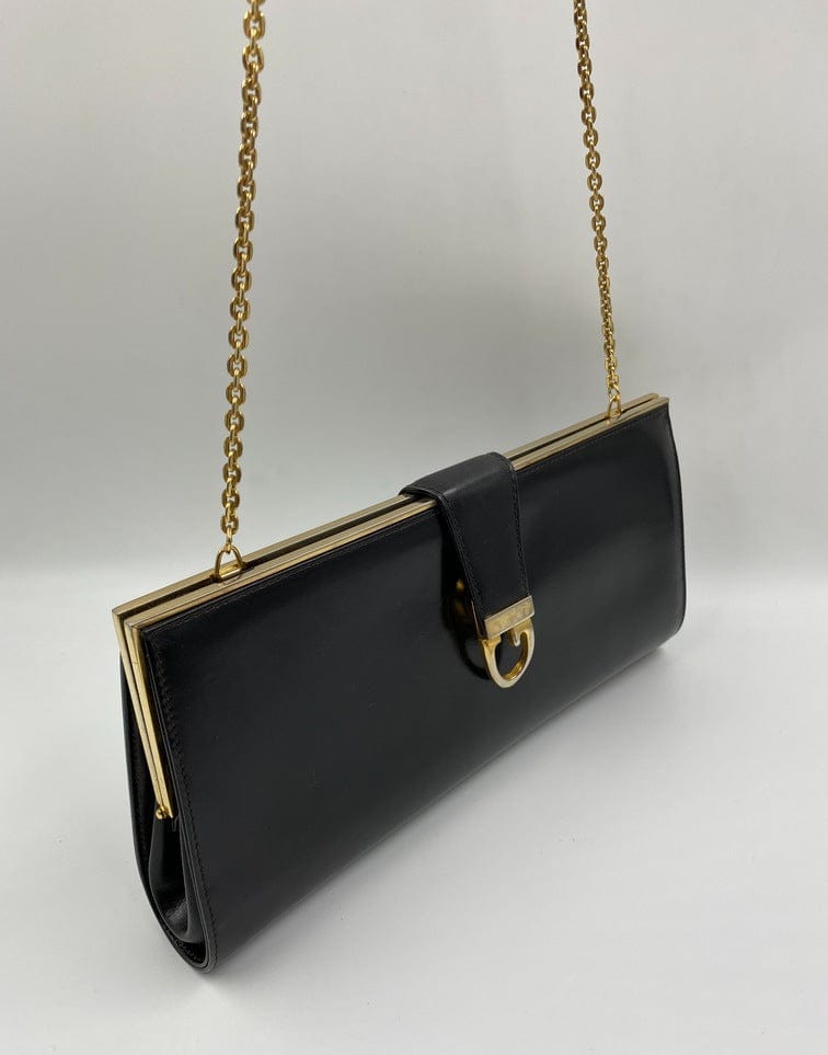 Vintage Gucci Shoulder Bag w Chain