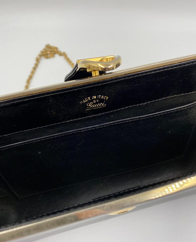 Vintage Gucci Shoulder Bag w Chain
