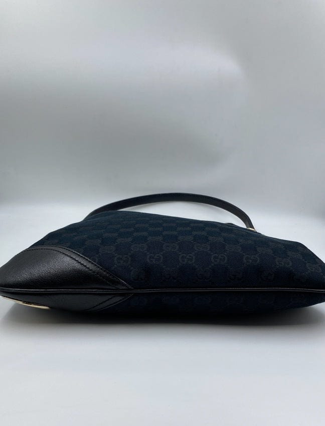 Gucci Vintage Canvas Hobo Tote