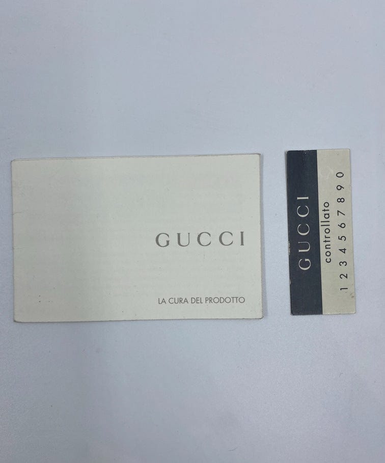 Gucci Vintage Canvas Hobo Tote