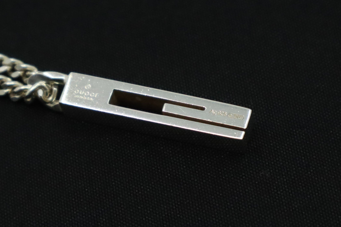 Gucci "G" Necklace in Sterling Silver