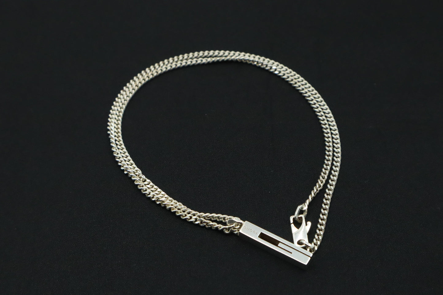 Gucci "G" Necklace in Sterling Silver