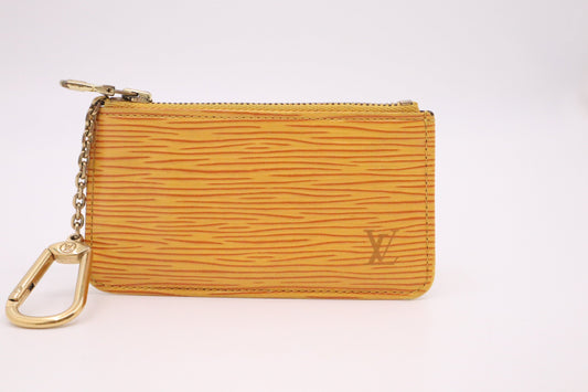 Louis Vuitton Cles in Orange Epi Leather