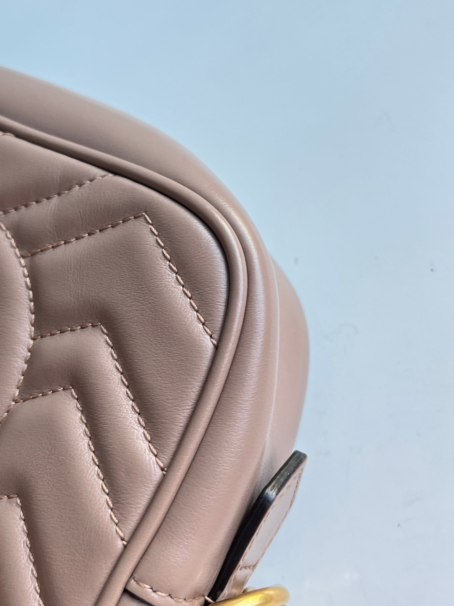 GUCCI - MARMONT MATELASSE MINI BAG DUSTY PINK