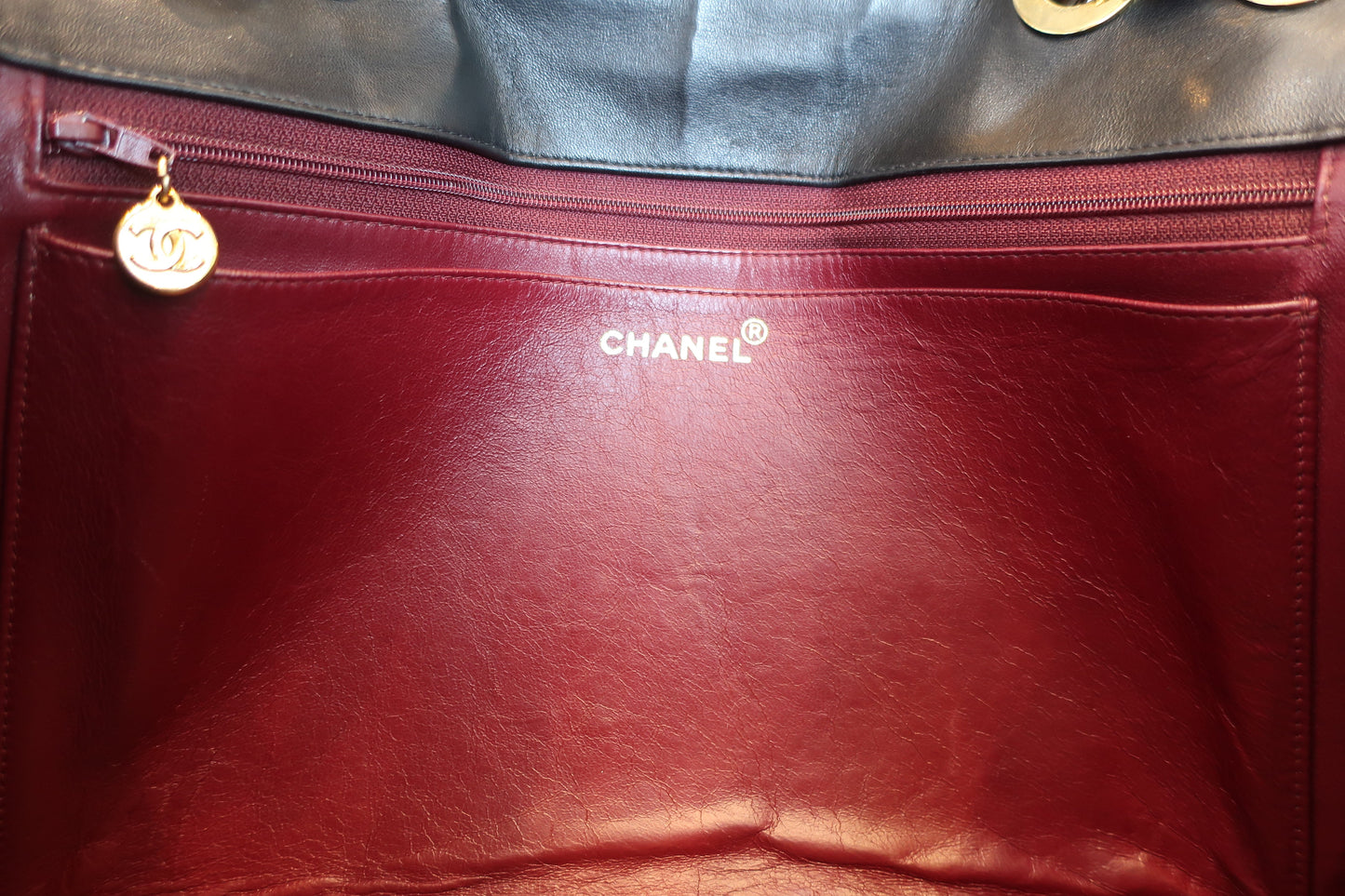 CHANEL/シャネル マドモアゼルチェーンショルダーバッグ ラムスキン ブラック/ゴールド金具 ショルダーバッグ 700070082