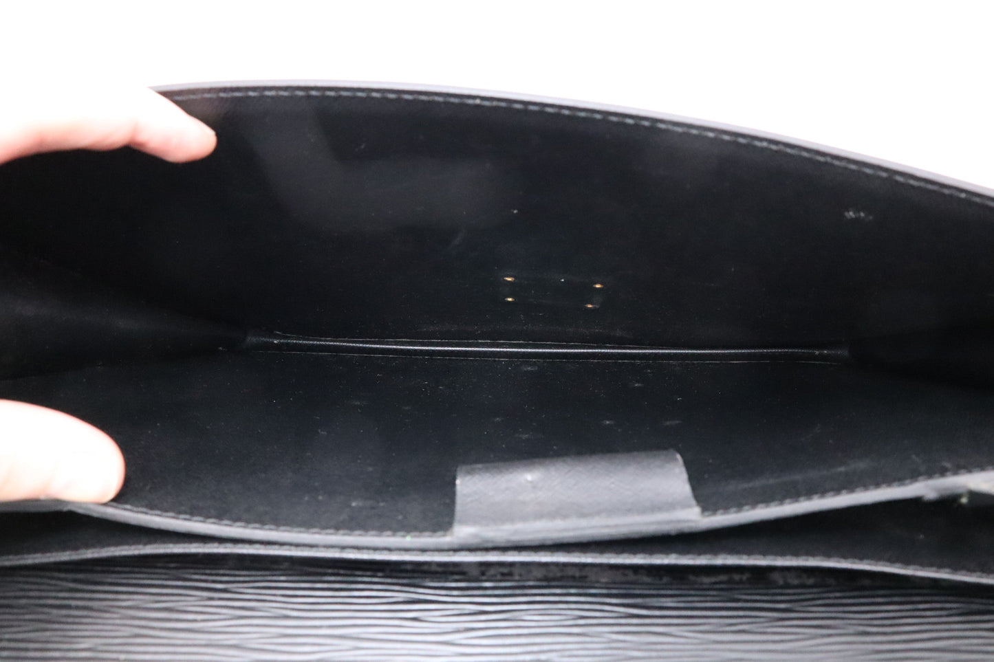 Louis Vuitton Serviette Conseiller in Black Epi Leather