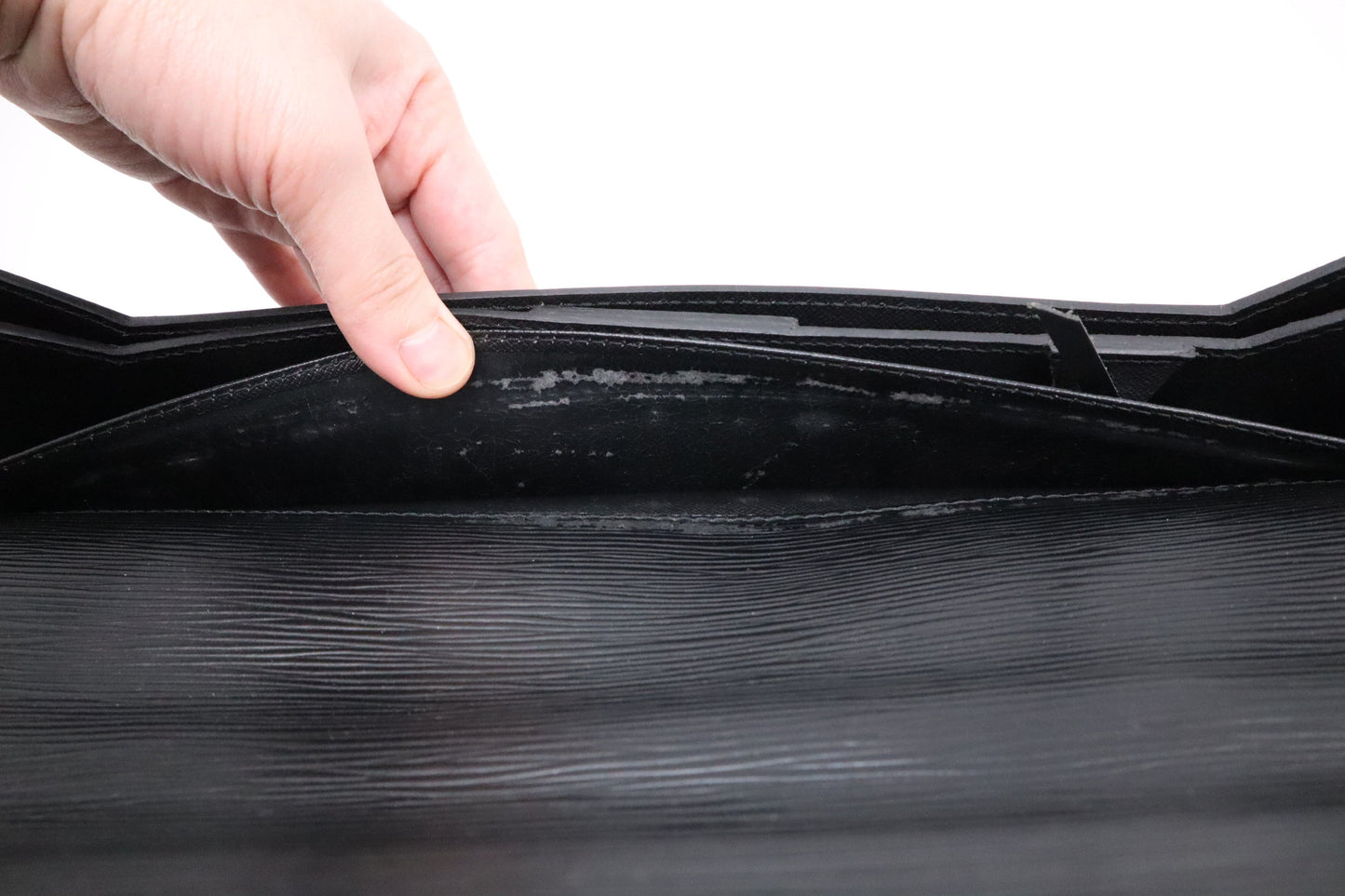 Louis Vuitton Serviette Conseiller in Black Epi Leather