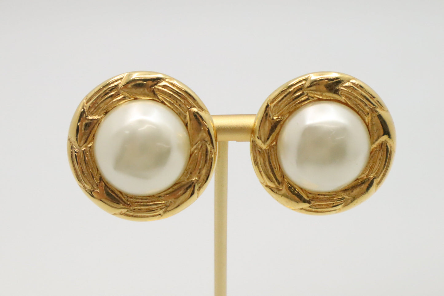 Chanel Clip-On Pearl Earrings