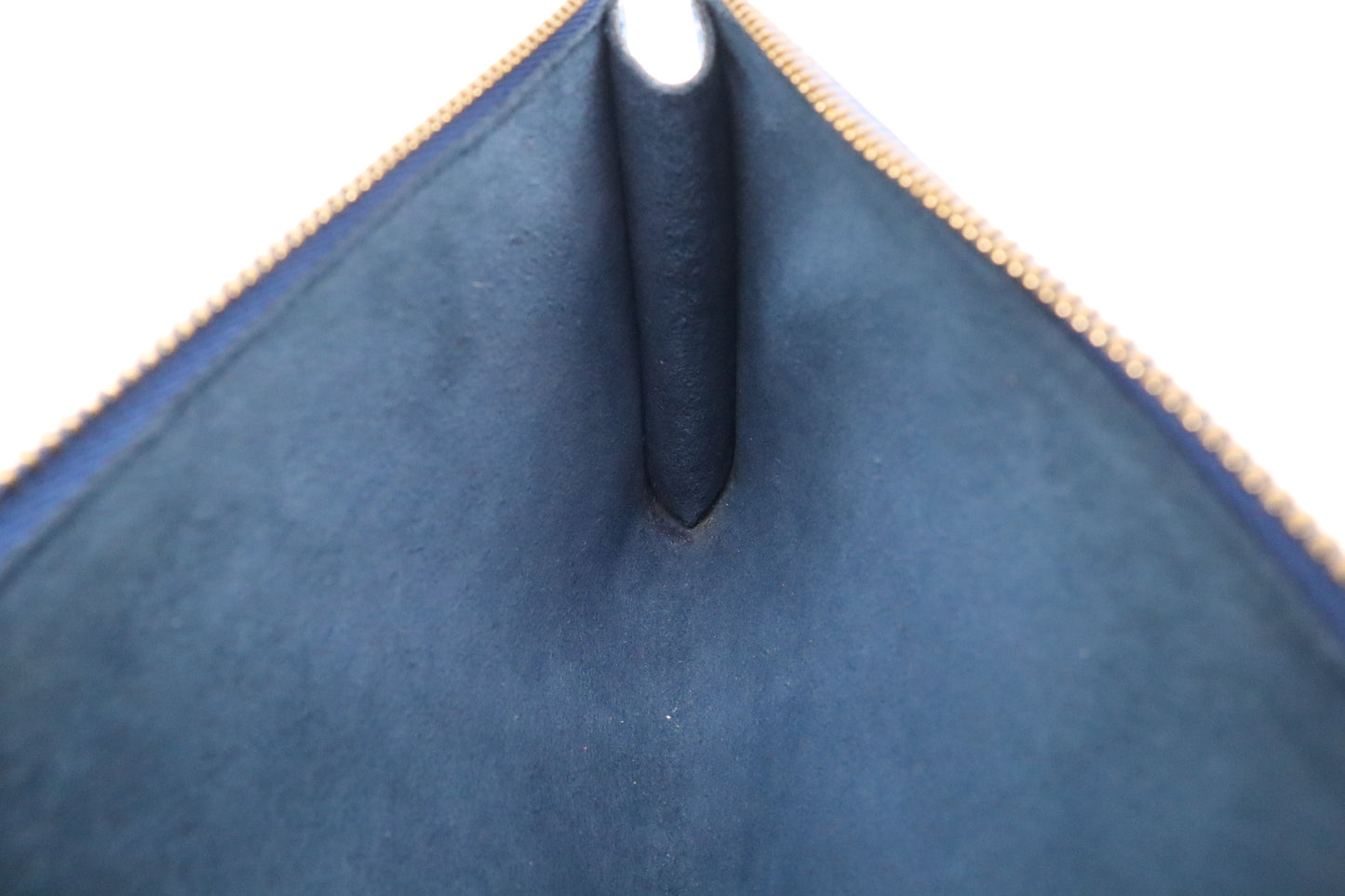 Louis Vuitton Pochette Accessoires in Blue Epi Leather