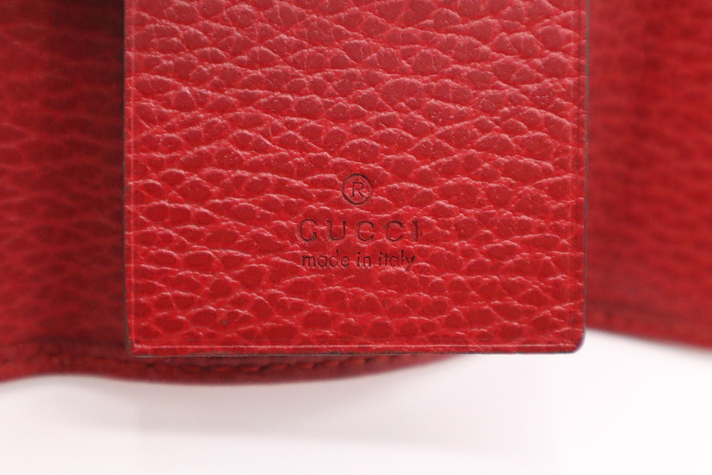 Gucci 6 Key Case in Red Leather
