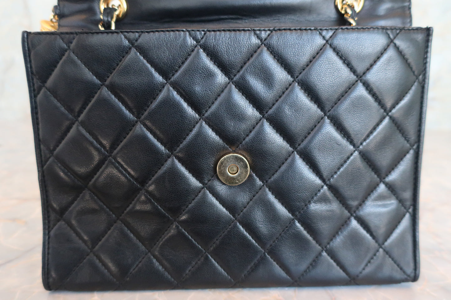 CHANEL/シャネル マトラッセフリンジチェーンショルダーバッグ ラムスキン ブラック/ゴールド金具 ショルダーバッグ 700070134