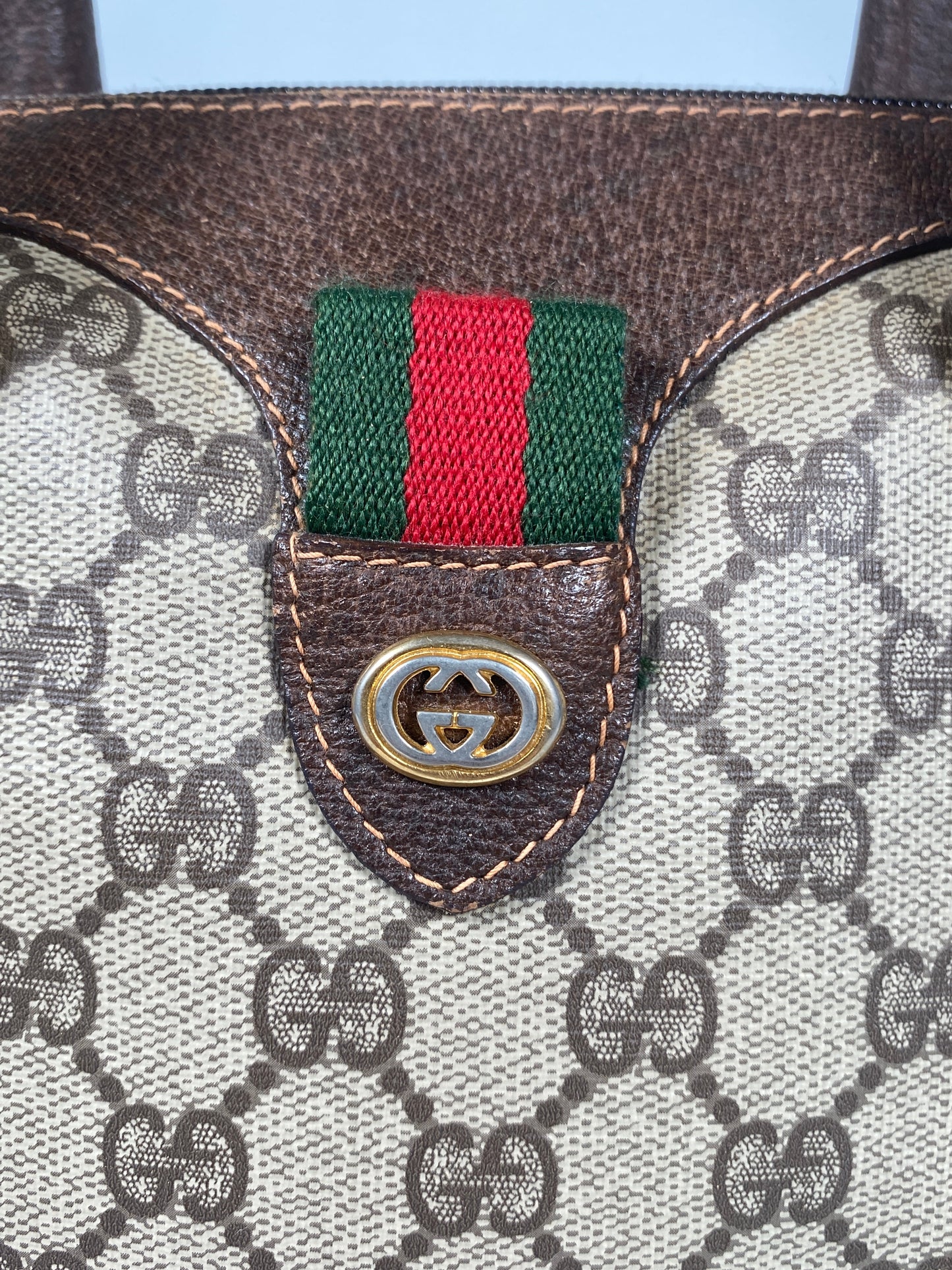 GUCCI - GG SUPREME CANVAS SMALL BOSTON BAG - VINTAGE