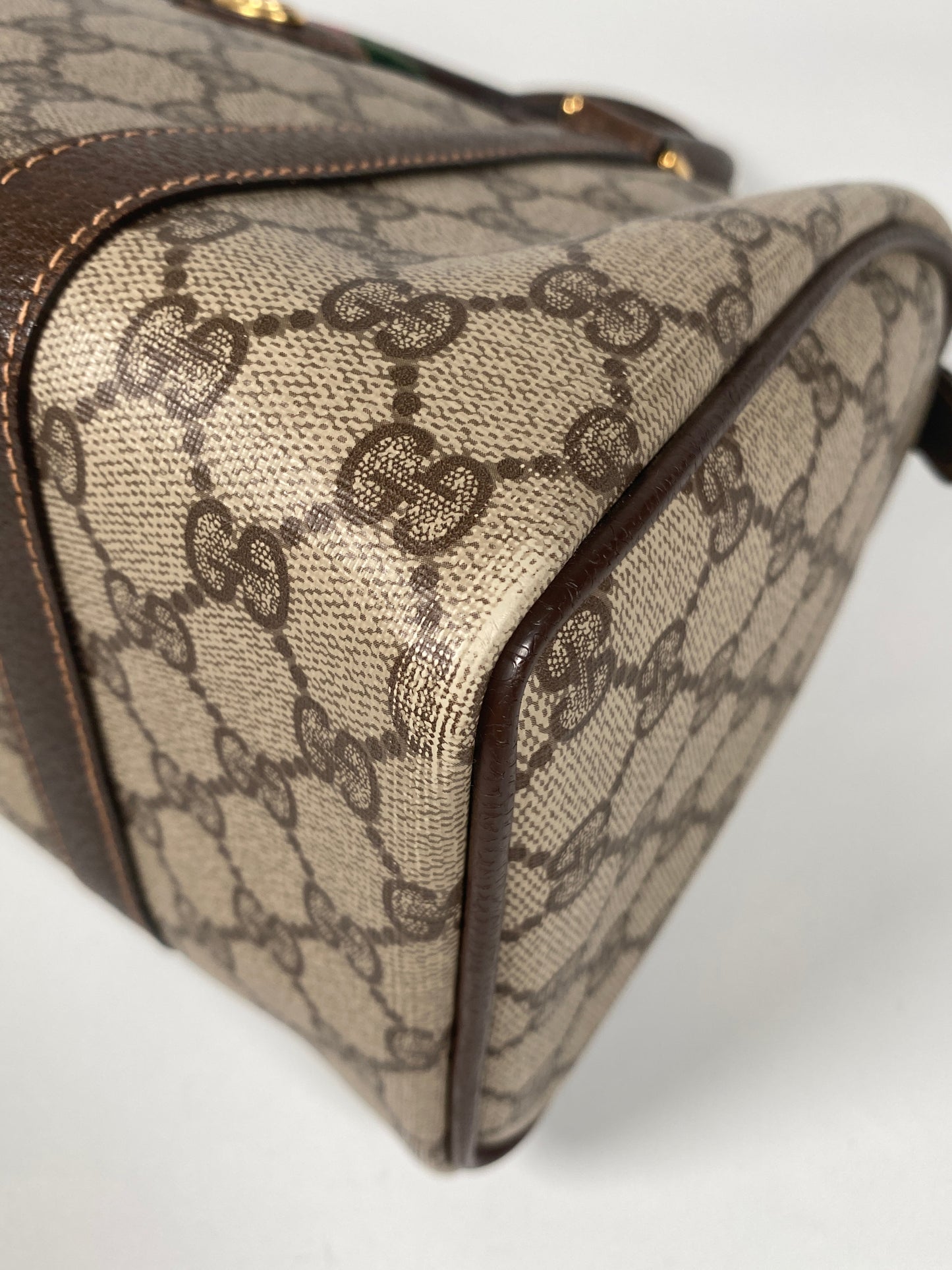 GUCCI - GG SUPREME CANVAS SMALL BOSTON BAG - VINTAGE