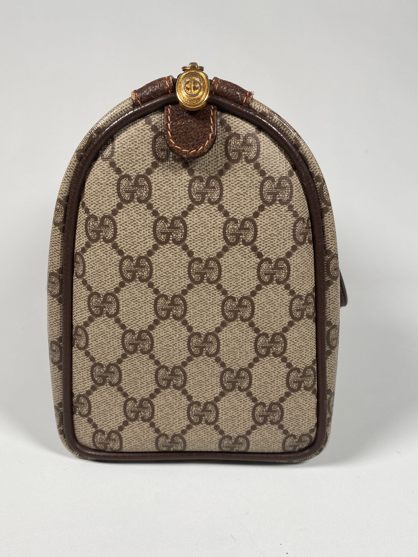 GUCCI - GG SUPREME CANVAS SMALL BOSTON BAG - VINTAGE