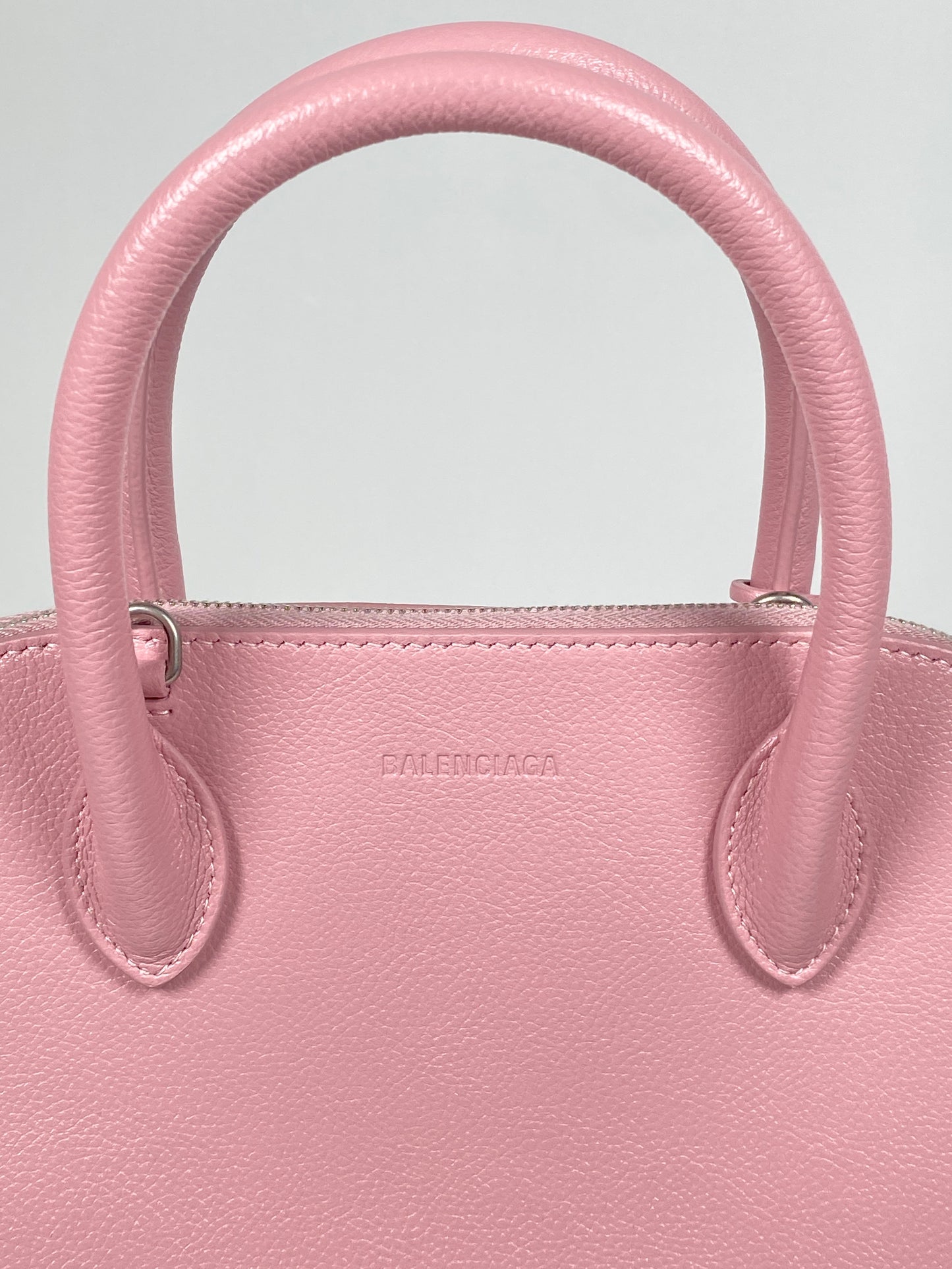 BALENCIAGA - VILLE SMALL TOP HANDLE LOGO PRINTED CROSS BODY BAG - NEW