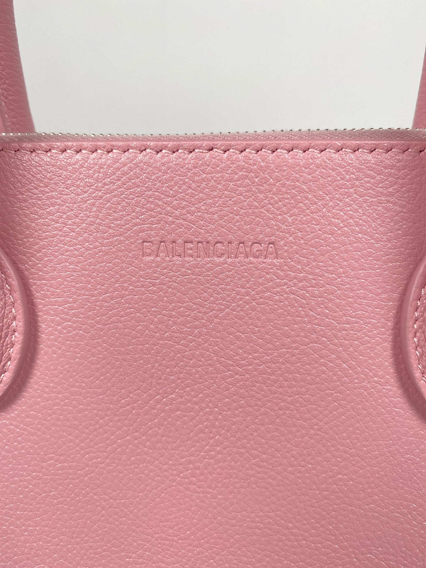 BALENCIAGA - VILLE SMALL TOP HANDLE LOGO PRINTED CROSS BODY BAG - NEW