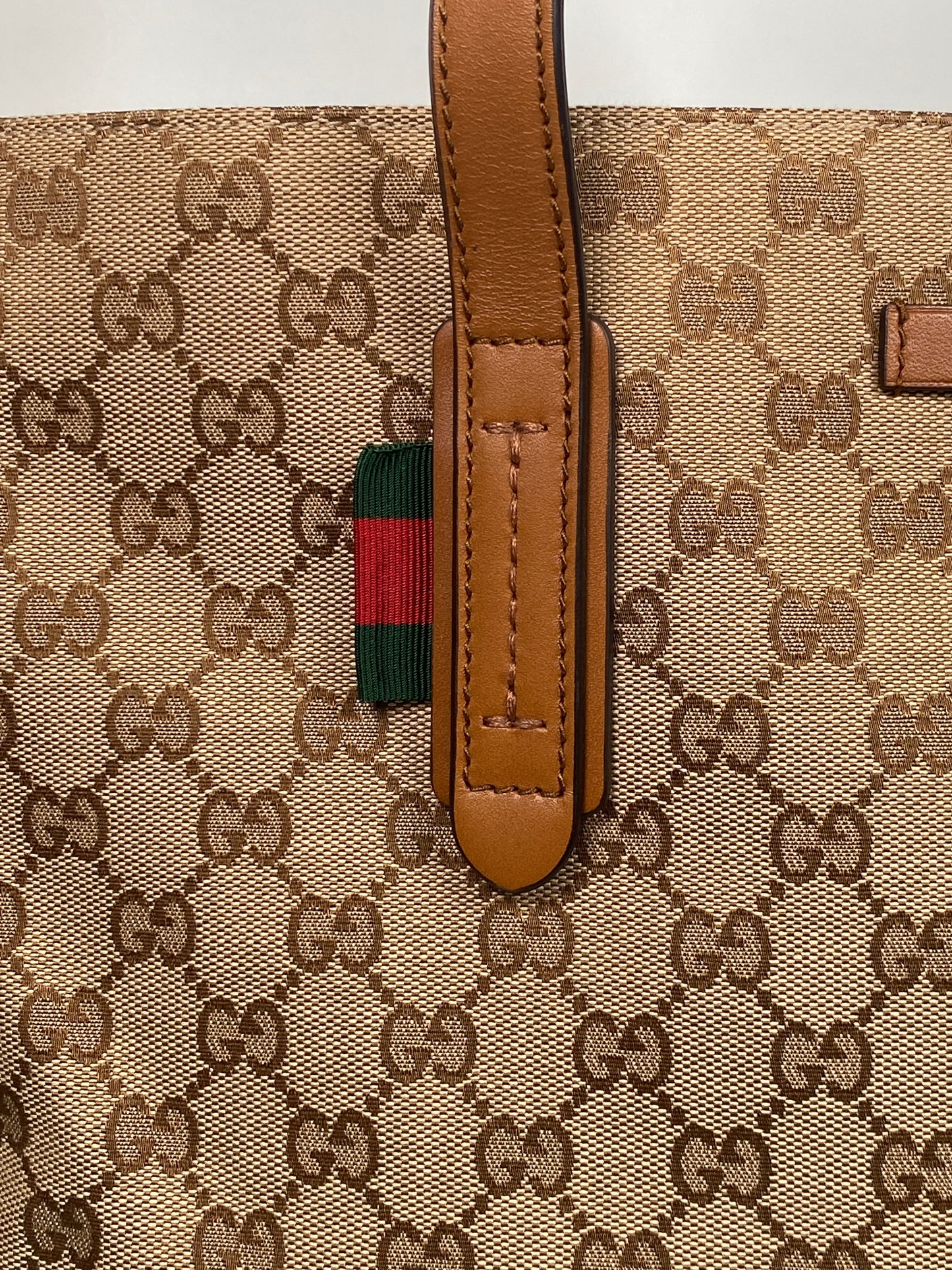GUCCI - ORIGINAL GG CANVAS TALL TOTE