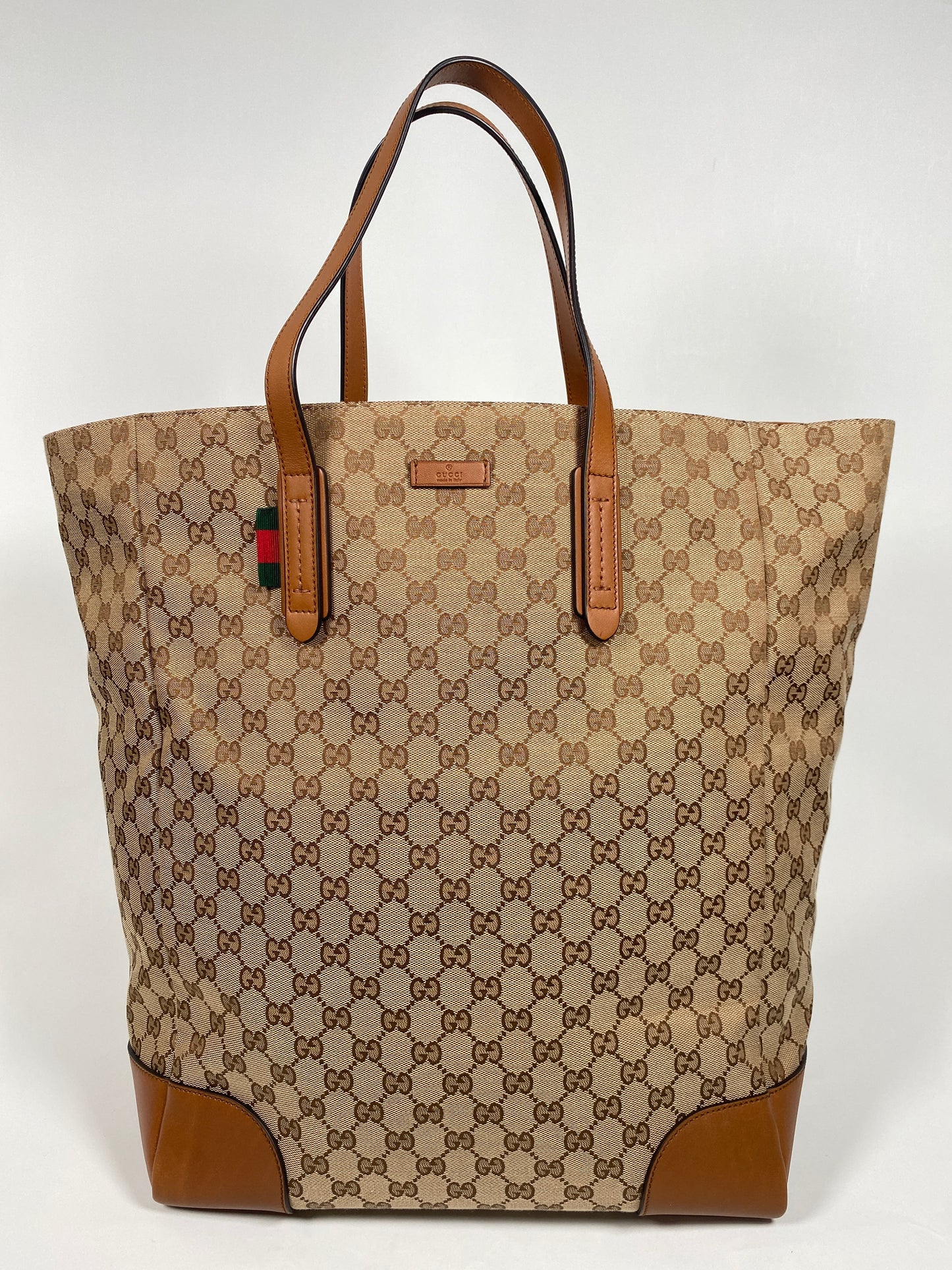 GUCCI - ORIGINAL GG CANVAS TALL TOTE