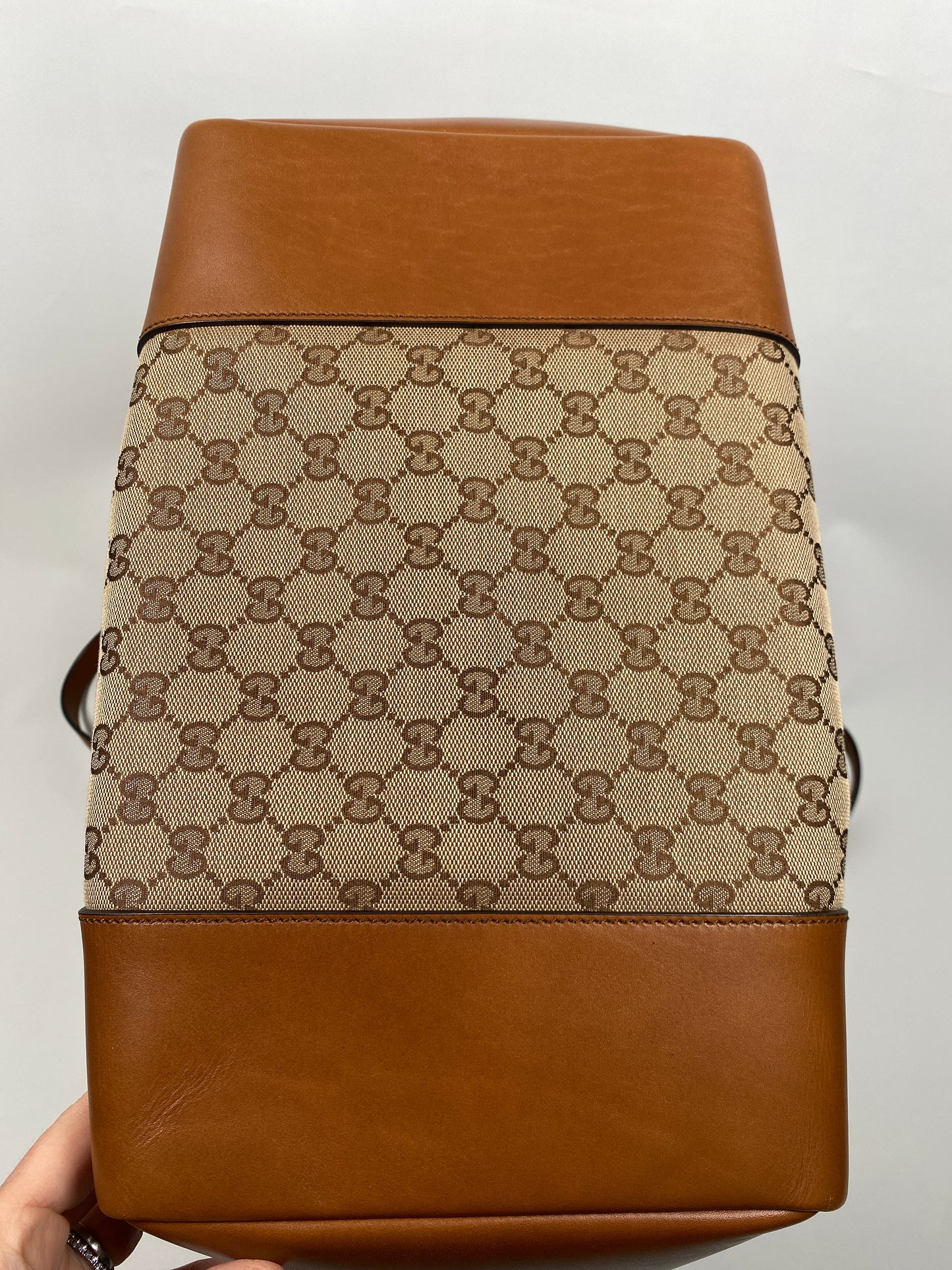 GUCCI - ORIGINAL GG CANVAS TALL TOTE