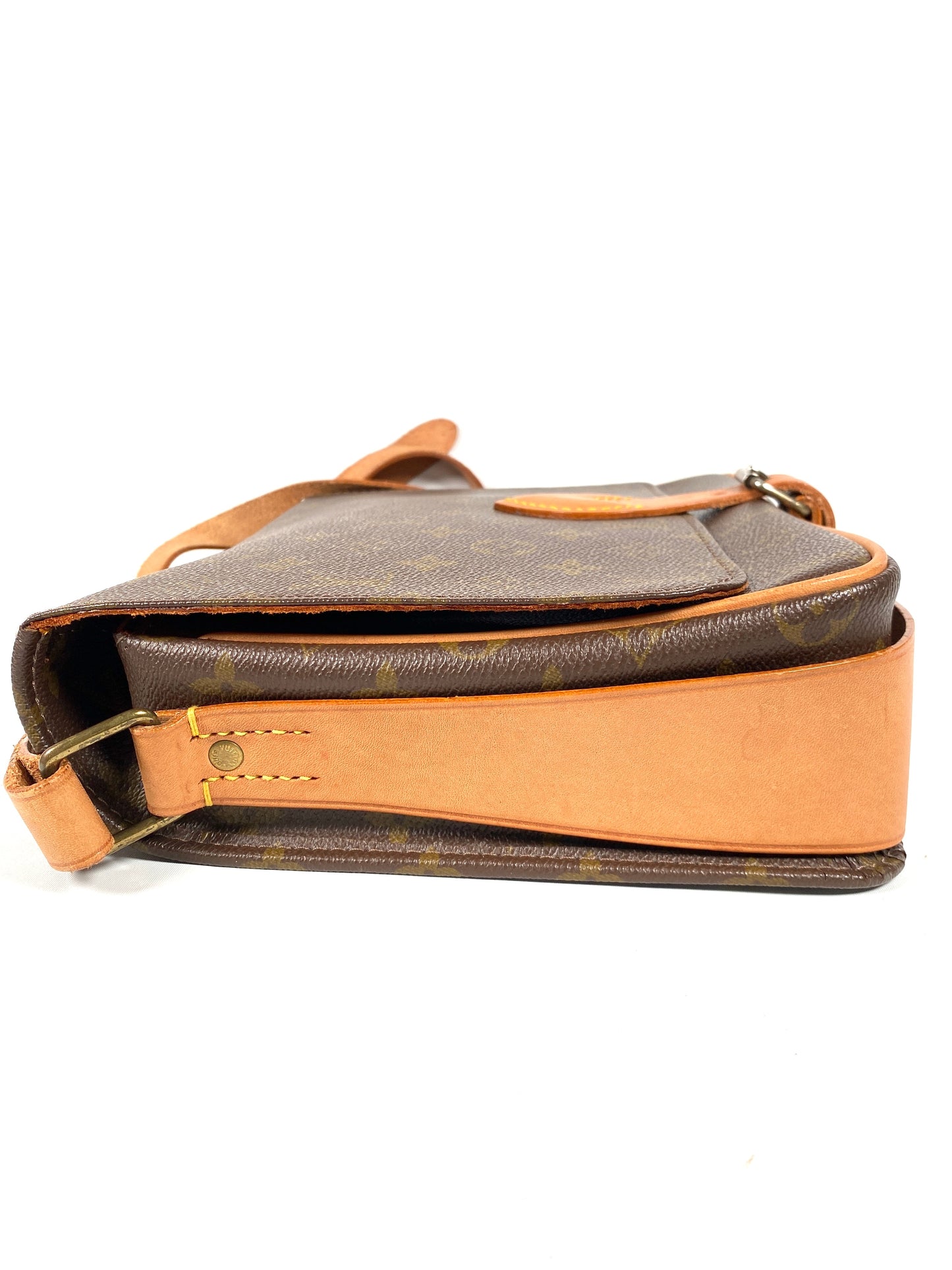 LOUIS VUITTON - CARTOUCHIERE GM MONOGRAM CANVAS CROSSBODY BAG  - VINTAGE