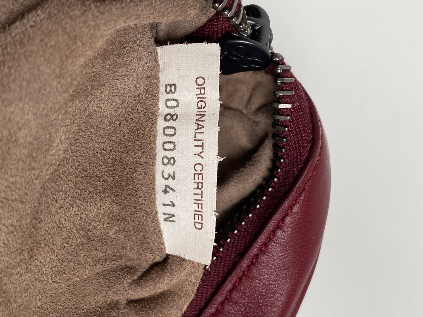 BOTTEGA VENETA - INTRECCIATO WEAVE BELT BAG MAROON - NEW WITH TAGS