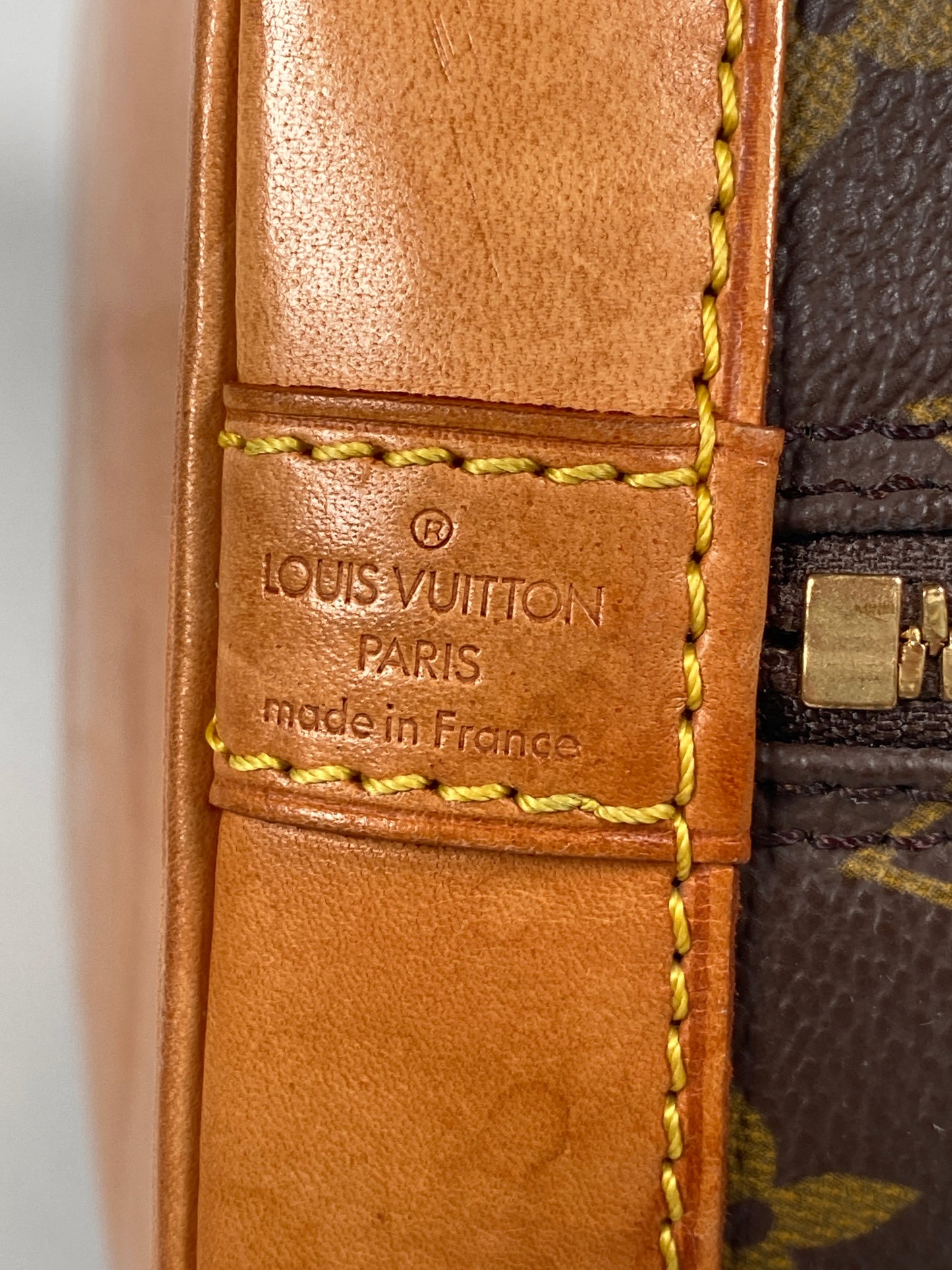 LOUIS VUITTON - ALMA PM HANDBAG MONOGRAM CANVAS - YR 1996
