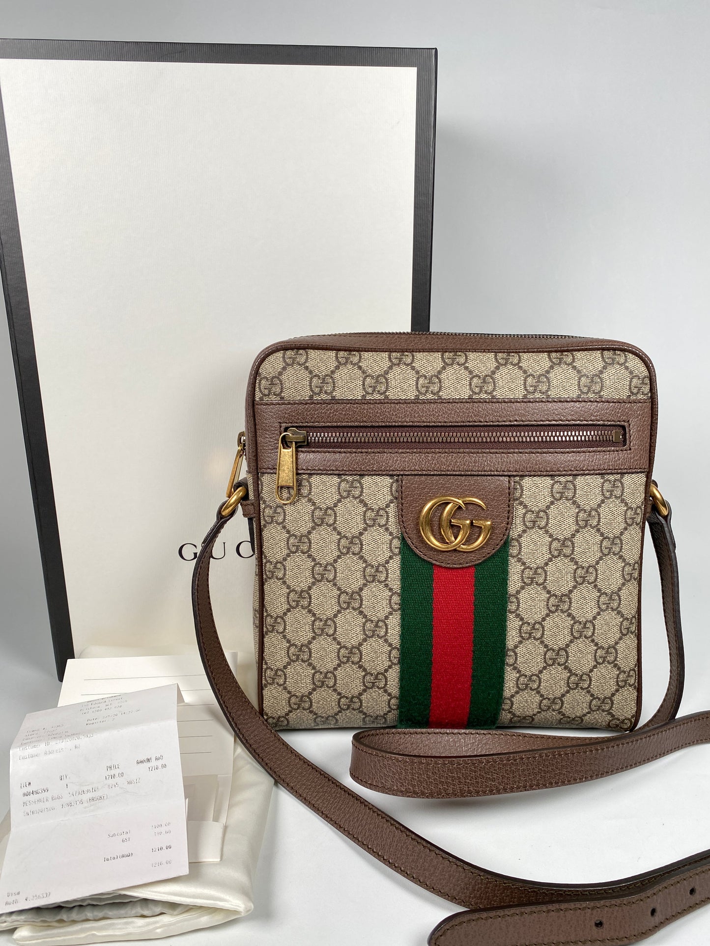 GUCCI - OPHIDIA SMALL MESSENGER CROSS BODY BAG