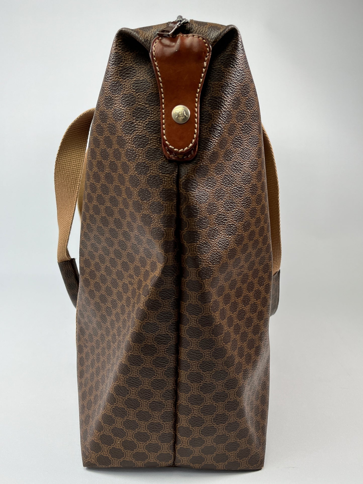 CELINE - MACADAM CANVAS LARGE TRAVEL TOTE BAG