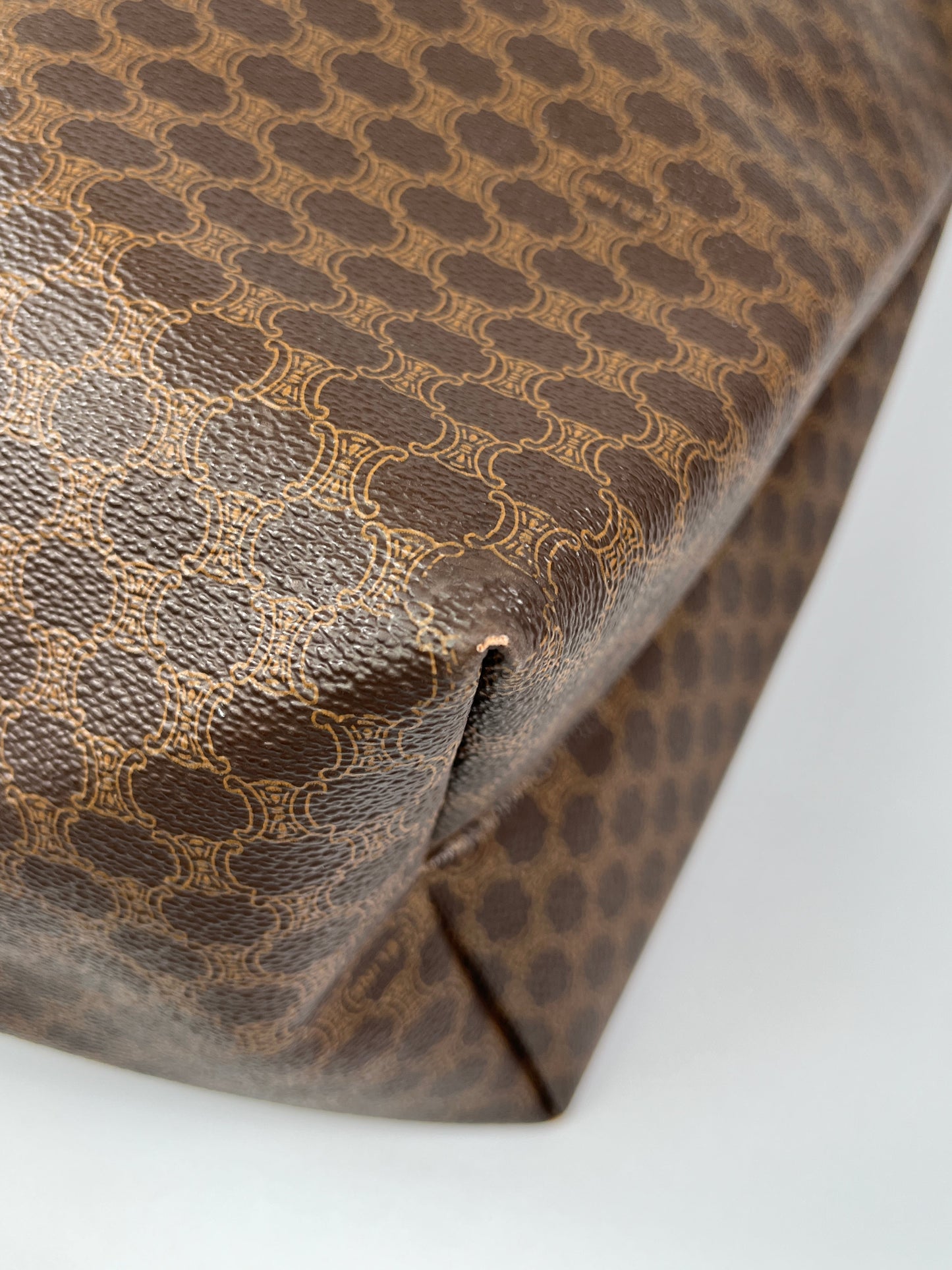 CELINE - MACADAM CANVAS LARGE TRAVEL TOTE BAG