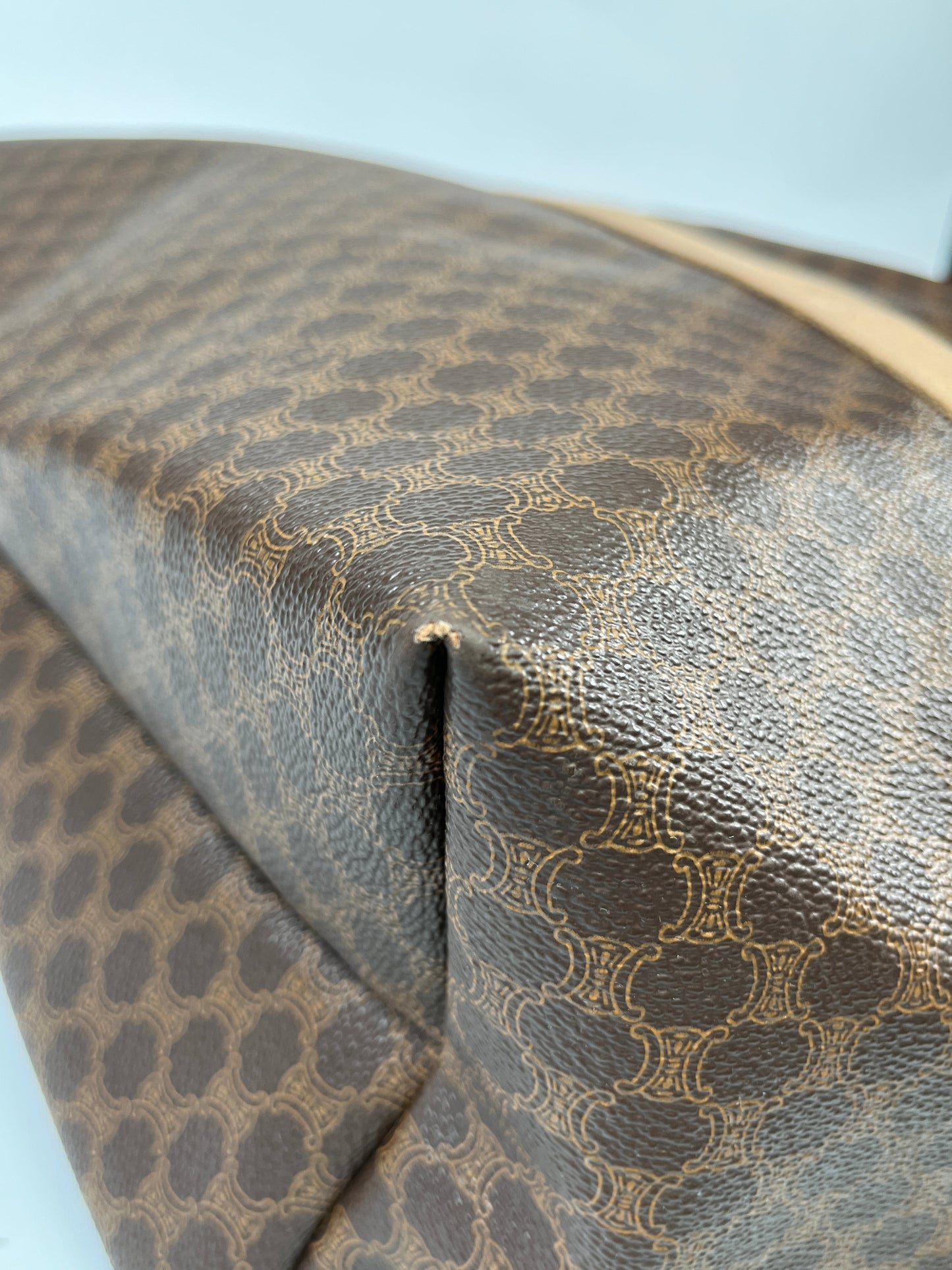 CELINE - MACADAM CANVAS LARGE TRAVEL TOTE BAG