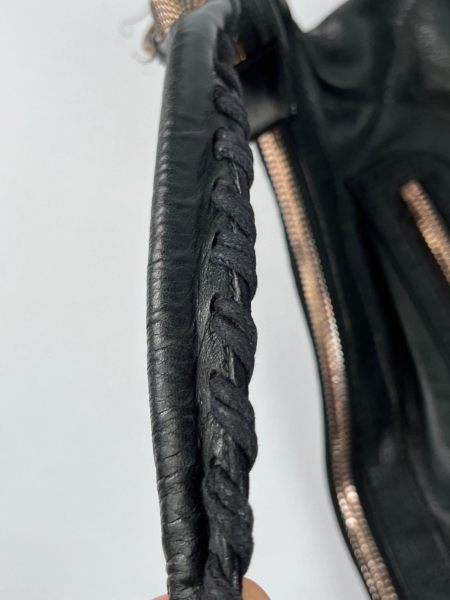 BALENCIAGA - DAY HOBO MOTORCYCLE BAG BLACK