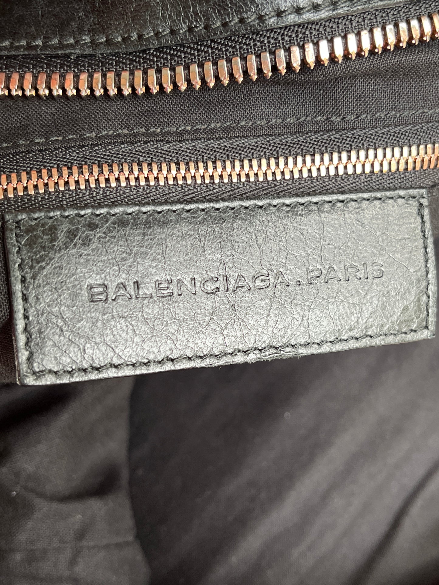 BALENCIAGA - DAY HOBO MOTORCYCLE BAG BLACK