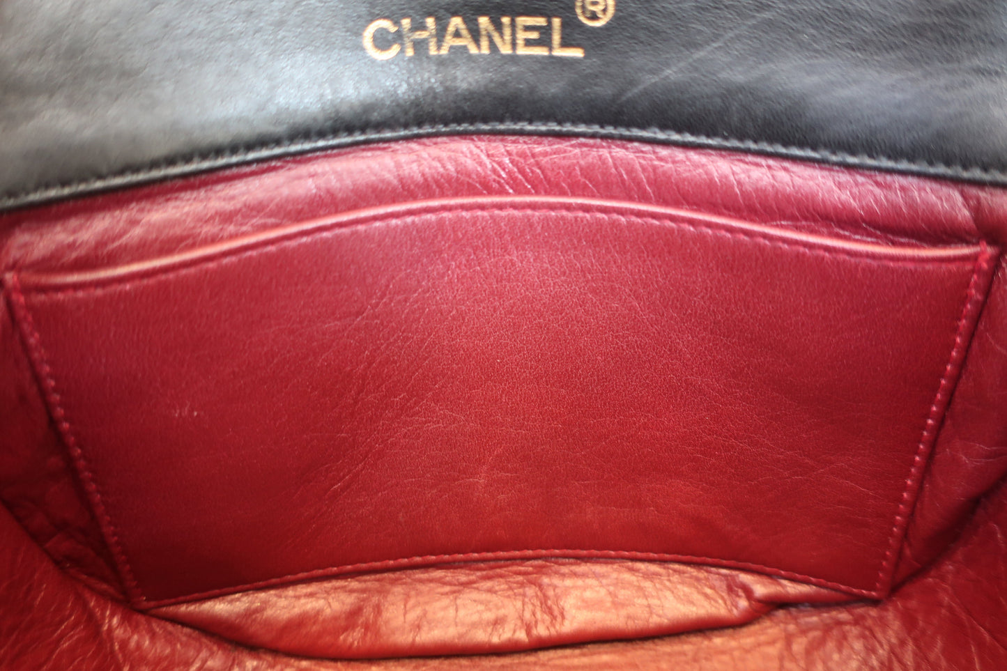 CHANEL/シャネル マトラッセチェーンショルダーバッグ ラムスキン ブラック/ゴールド金具 ショルダーバッグ 700070094