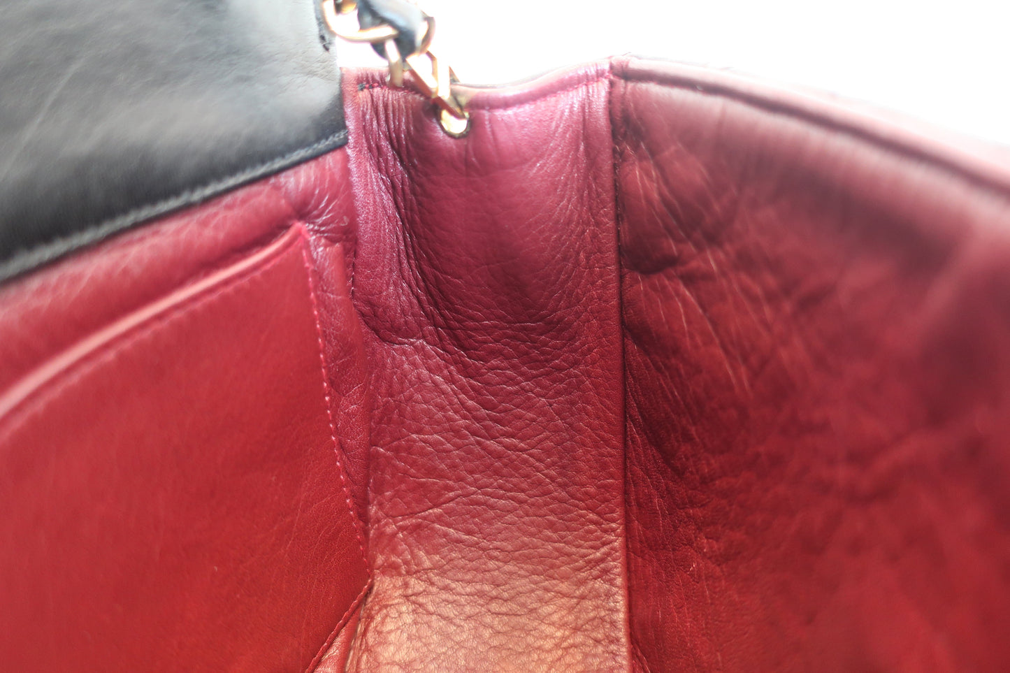 CHANEL/シャネル マトラッセチェーンショルダーバッグ ラムスキン ブラック/ゴールド金具 ショルダーバッグ 700070094